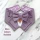 Purple Velvet Wedding Dog Tuxedo, Lilac Pet Light Ring Bearer, Optional Change To Button Style