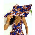 Ankara Oversized Sun Hat/Summer Hat/ Giant Big Floppy Hat/ Sun Visor Wide Brim Beach Hats For Women /Headwrap