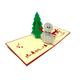 Pop Up Snowman Greeting Card, 3D Card For Him & Her, Laser Cut Christmas Card - Hand Assembled, Paper Art, Festive Cards All