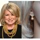 Martha Stewart Celebrity Inspired Princess Cut Cubic Zirconia Cz & Vintage Gold Round Pearl Drop Bridal Earrings, Wedding | Pearl-985