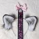 Pink Tiger Big Cats Ear Hanger - Choose From 6 To 12 Magnetic Hooks