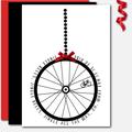 Bike Christmas Card - Cyclist Christmas Card Bike Bicycle