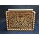 Carved Birch Bark Box With Butterflies Jewelry Box Handmade