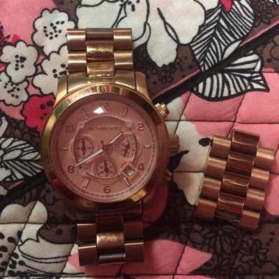 Michael Kors Accessories | Unisex Rose Gold Michael Kors Smart Watch | Color: Gold/Pink | Size: Os