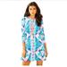 Lilly Pulitzer Dresses | Lilly Pulitzer Ophelia Dress Aqua Coconut Cove Size S | Color: Blue/Pink | Size: S