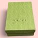 Gucci Storage & Organization | Gucci: Shoe Box Sz: 12.5” X 9 X 41/4” Box + Tissue & Dust Bags | Color: Black/Green | Size: Os