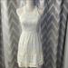 American Eagle Outfitters Dresses | American Eagle Aeo White Ivory Floral Lace Embroidered Dress Women's Size 2 Euc | Color: Cream/White | Size: 2