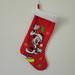 Disney Holiday | Disney Santa Mickey Mouse Stocking With Plush Cuff For Christmas | Color: Red/White | Size: Os