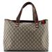 Gucci Bags | Gucci Web Loop Tote Gg Coated Canvas Medium Brown | Color: Brown | Size: Os