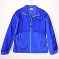 Columbia Jackets & Coats | Columbia Purple Fleece And Nylon Zip Jacket Large | Color: Blue/Purple | Size: Lg