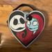 Disney Bags | Disney Parks Jack And Sally Heart Shaped Bag Nightmare Before Christmas | Color: Black | Size: Os