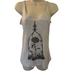 Disney Tops | Disney's Beauty And The Beast Grey Rose Racerback Tank Top- Size Xs | Color: Gray | Size: Xs