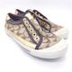 Coach Shoes | Coach Felix Women's Sneakers Size 6.5 B Shoes Casual Logo Slip On Tennis Shoes | Color: Brown | Size: 6.5