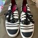 Kate Spade Shoes | Kate Spade Keds Size 7.5 Striped Triple Kick | Color: Black/White | Size: 7.5