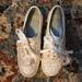 Kate Spade Shoes | Keds Kate Spade Champion Cream Glitter Sneakers Sz 5.5 - Wedding/Honeymoon | Color: Cream/White | Size: 5.5