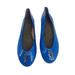 Anthropologie Shoes | Anthropologie Pilcro Blue Leather Ballet Flats With Key Charm Detail Sz 8.5 M | Color: Blue | Size: 9.5