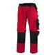 teXXor 2-in-1 Arbeitsbundhose Canvas 320 mit Cordura, 20-008353-25,Rot (Red/Black) ,25