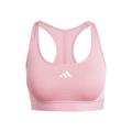 adidas Women's Powerimpact Train Medium-Support 3-Stripes Bra Sport-BH, Bliss pink/White, XXL A-B (Plus Size)