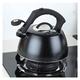 Tea Kettle Stovetop Whistling Tea Kettle Stovetop Whistling Tea Pot Black,Food Grade Water Kettle Stovetop Suitable for All Heat Sources Pot