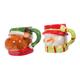 TOPBATHY 4 Pcs Christmas Mug Water Cup Espresso Cups Ceramic Wine Mug Juice Cereal Mugs Diner Mugs Engraved Mugs Holiday Coffee Mug Couple Mug Thermal Mug Cocoa Mug Ceramics Gift Cartoon