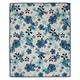 Disney Store Official Stitch Weighted Blanket, Lilo & Stitch, 152 x 127cm, Quilted Throw with Floral Print and Contrast Bound Edge