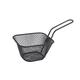 Fry Strainer Oil Skimmer Stainless Steel Chips Fry Baskets French Fries Baskets Food Display Strainers Chef Colander Tools Kitchen Fried Frying (Color : Gray, Size : Small)