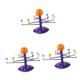 ERINGOGO 3 Pcs Solar System Orb 3d Solar System Project Planetary Model Science Astronomy Demo Solar System Projection Voice Toy Planetary Toys Set Plastic Multifunction To Rotate