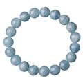 Natural Natural Bracelet Single Circle Crystal Bracelet Jewelry 6-10mm Beads Crystal Bracelet Beads Bracelet (Length : 17cm, Metal Color : 10 MM Beads) (10 Mm Beads 20cm)