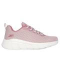 Skechers Women's BOBS Sport B Flex - Quick Pivot Sneaker | Size 7.5 | Blush Pink | Textile/Synthetic | Vegan