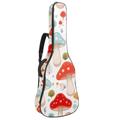Acoustic Guitar Bag, Waterproof Gig Bag for 40/41/42 Inch Acoustic Guitar with Accessory Compartment, Colorful Mushroom Pattern