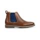 Anatomic & Co Cardoso Men's Leather Chelsea Boots - Floater Cedar Navy, 6.5