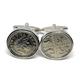 Premium HT 2014 10th Tin wedding Anniversary 10 year Tin birthday/Anniversary 2014 Coin cufflinks