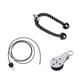BRIGHTFUFU 1 Set Pulley Wire Rope Fitness Pulley System Steel Cable Pulley Training Cable Pulley Fitness Cable Crossover Home Pulley Strength Train Equipment Gym Pulley Bell Piece Nylon Major