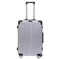 Business Travel Luggage Carry On Luggage Checked in Luggage Suitcase with Wheels Hard Case Luggage with Spinner Wheels Light Suitcase (Color : Silver, Size : 24inch)