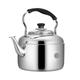 Stove Top Kettle Tea Kettle Stovetop Teakettle Stainless Steel Kettle Farmhouse Kettle Stove Top Kettle Stainless Steel Water Jug Teapot Whistling Tea Kettle (Color : Silver, Size : 5L)