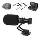 comica Camera Microphone, CVM-VM10II Video Shotgun Microphone with Shock Mount and Wind Muff, Camcorder Recording Mic for Canon/Nikon/Sony/Panasonic DSLR Camera and Smartphone for YouTube/Vlog(Black)