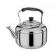 Stove Top Kettle Tea Kettle Stovetop Kettle Coffee Pot Handle Milk Kettle Drinks Comtainer Handle Water Pot Metal Tea Kettle Boiling Kettle Whistling Tea Kettle (Color : Silver, Size : 5L)