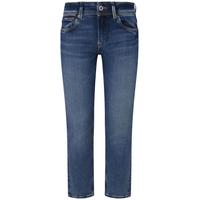 Slim-fit-Jeans PEPE JEANS Jeans SLIM LW Gr. 30, N-Gr, blau (blue medium) Damen Jeans Röhrenjeans