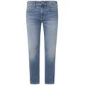 Skinny-fit-Jeans PEPE JEANS "SKINNY JEANS" Gr. 32, Länge 30, blau (light used powerfle) Herren Jeans Skinny-Jeans