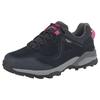 Wanderschuh JACK WOLFSKIN "SUNSET HIKE TEXAPORE LOW W", Gr. 40, blau (night blau), Leder, Textil, sportlich, Schuhe, wasserdicht