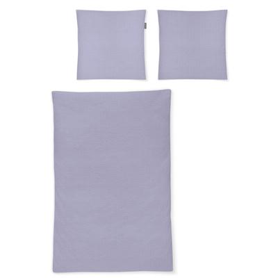 Bettwäsche IRISETTE "Easy 8517", lila (lavendel), B/L: 155cm x 220cm, , Seersucker, B/L: 80cm x 80cm, Seersucker, Obermaterial: 100% Baumwolle, Bettwäsche, pflegeleicht Image