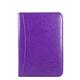 JTRHD Portfolio Organizer A5 Zipped Conference Folder Business PU Faux Leather Ring Binder Folio Business Zipped Portfolio (Color : Purple, Size : One size)