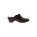 Clarks Mule/Clog: Brown Shoes - Women's Size 10