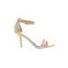 Madden Girl Heels: Ivory Solid Shoes - Women's Size 9 - Open Toe