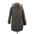 DKNY Coat: Gray Jackets & Outerwear - Women's Size Medium