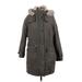 DKNY Coat: Gray Jackets & Outerwear - Women's Size Medium