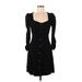 ASOS Casual Dress - A-Line: Black Print Dresses - Women's Size 6