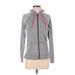 Under Armour Zip Up Hoodie: Gray Tops - Women's Size Small