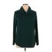 Apt. 9 Turtleneck Sweater: Green Solid Tops - Women's Size X-Large
