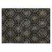 Black 30 x 20 x 0.19 in Indoor/Outdoor Area Rug - Bungalow Rose Senad Indoor/Outdoor Area Rug w/ Non-Slip Backing | 30 H x 20 W x 0.19 D in | Wayfair